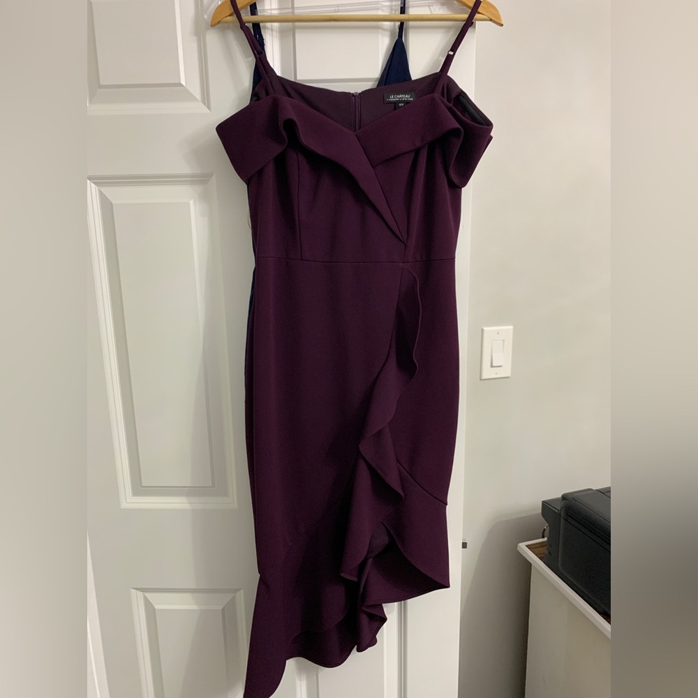 Purple women’s dress only worn for photos